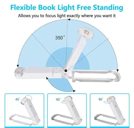 LumiClip Mini USB Rechargeable Book Reading Light