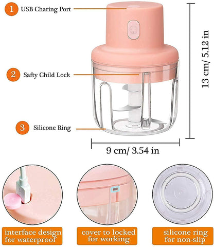 SpeedyChop USB Rechargeable Mini Chopper