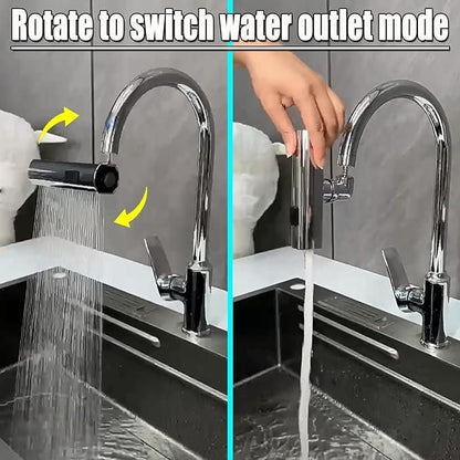 AquaFlex Pro 3-in-1 Touch Kitchen Faucet with 360° Waterfall Spout & Extendable Sprayer